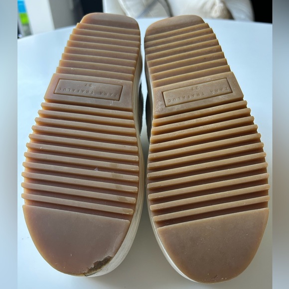 ZARA TRAFALUC WHITE PLATFORM SNEAKER - Picture 5 of 5